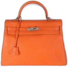 Formal Orange Shoulder Bag With Palladium Hardware, Luxury Orange Bags With Top Carry Handle, Designer Orange Formal Bags, Designer Orange Bags For Formal Occasions, Luxury Orange Formal Bag, Luxury Formal Orange Bag, Luxury Orange Bag For Formal Occasions, Formal Orange Bags With Handles, Orange Bags With Palladium Hardware