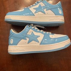 Bapesta Sax Size 10 Men Size 11 Women Has No Box Bape Star Shoes, Bapesta Shoes, Bape Shoes, Bape Sneakers, Nike Shoes Women Fashion, Pretty Sneakers, Painted Canvas Shoes, Pretty Shoes Sneakers, Kicks Shoes