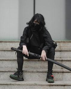 Techwear Outfits, Techwear Fashion, Urban Ninja, 사진 촬영 포즈, Female Pose Reference, Body Reference Poses, Human Poses Reference, Figure Poses, Human Poses