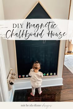 Magnetic Playroom Board, Playroom Chalk Wall, Chalkboard Paint Playroom, Chalkboard Art Wall Kids, Home Diy Inspiration, Diy Blackboard Wall, Magnet Chalkboard Wall, How To Make A Magnetic Chalkboard, Magnetic Board For Playroom