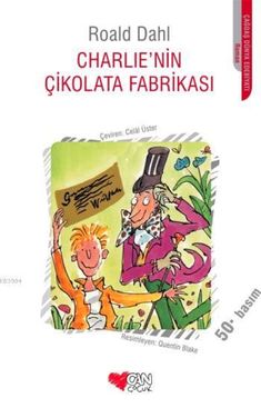 the book cover for charlie'n cikolata fabrika, which is written