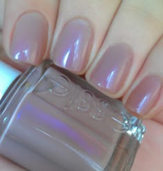 Mauve Nail Polish, Natural Nails Manicure, Mauve Nails, Essie Nail Polish, Strong Nails