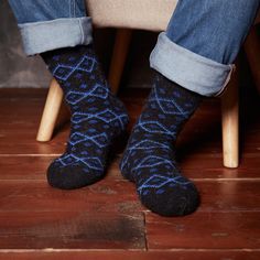 Properties: Wear them as: ✨ Ultra Warm ✨ Hunting socks ✨ Odor Resistant ✨ Camping socks ✨ Wick Moisture ✨ Sleeping socks ✨ Thermoregulating ✨ Fishing socks About this Pattern: The abstract diamond design on these thick wool socks creates a unique winter pattern. Our Black Diamond socks keep you extraordinarily comfortable and warm even with rows of ice crystals surrounding your feet! There's nothing better than a pair of thick wool socks on a cold day or night. Features: ✨ Machine wash gentle cy Camping Socks, Diamond Socks, Sleeping Socks, Camp Socks, Thick Wool Socks, Winter Pattern, Ice Crystals, Comfortable Slippers, Thick Wool