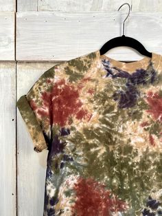 "Style: Short-sleeve Unisex sizing Material: 100% cotton Color: Camo MORE COLORS AVAILABLE IN THIS ITEM! Browse additional listings in our shop :) Washing Instructions: Machine wash cold + machine dry *Pre-shrunk *To find other matching items, search \"camo\" in the search bar of our shop" Faded Cotton Top For Summer, Tie Dye Cotton Tops For Fall, Hand Dyed Casual Summer Shirt, Casual Hand Dyed Shirt For Summer, Casual Summer Hand Dyed Shirt, Casual Camouflage Shirt For Summer, Tie Dye Tops For Summer, Casual Multicolor Washed Tops, Casual Hand Dyed Summer Shirt