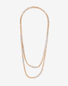 This 36" inch baguette diamond tennis necklace is an easy statement piece that can be paired with any outfit. It is set with 6.75 carats of baguette diamonds that wrap all the way around the necklace in clusters. This necklace can be worn long for a casual look or doubled up to make a lasting impression. Details 18k yellow gold, white gold or rose gold 6.75 carats of baguette diamonds Necklace measures 36" inches in length Box clasp with safety lock fastening 5mm width Ref: BAP716-36 Baguette Diamond Necklace, White Diamond Necklace, Diamond Tennis Necklace, Rainbow Sapphires, Black Sapphire, Tennis Necklace, Baguette Diamond, Classic Elegance, Pink Sapphire