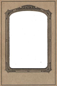 an old photo frame with a white background