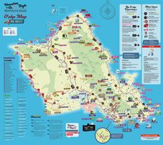 a map of the isle of skye in scotland with all its attractions and places to see