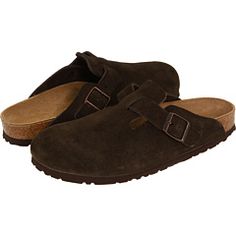 My fav shoes(: Birkenstock Boston Mink, Mocha Birkenstock, Birkenstock Boston Soft Footbed, Boston Soft Footbed, Birkenstock Styles, Birkenstock Clogs, Crunchy Granola, Garden Shoes, Calf Muscles