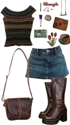 Book Outfit Ideas, 2000s Core, How To Have Style, Mode Hippie, Outfit Ideas Spring, Outfit Inspo Fall