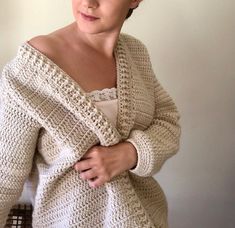 Cozy Cream Crochet Sweater, Hand Knit Cardigan, Oversize Cardigan, Cardigan Oversized, Warm Cardigan, Cardigan Crochet, Cardigan Beige, Sweater Crochet, Crochet Coat