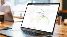 Interactive Flow Map Built with JavaScript Flow Map, Studying Abroad, Different Countries, Web Development, Programming