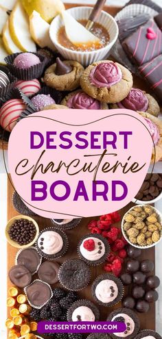 Looking for more game day food? Make this simple dessert! With an assortment of fresh fruit, candy, cookies or cupcakes, sweet dip, and more, this dessert charcuterie board idea is the perfect party food! Sweet Charcuterie Board Candy, Mini Desserts Charcuterie Board, Dessert Charturie Boards, Easy Dessert Charcuterie Board Ideas, Dessert Charcuterie Board Ideas Simple, Cake Charcuterie Board Ideas, Mini Dessert Charcuterie Board, Dessert Charcuterie Board Party, Dessert Boards Ideas