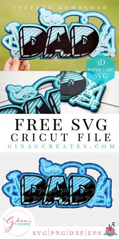 the free svg cricut file for dad's day