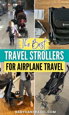 the best travel strollers for airplane travel