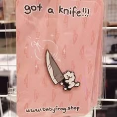 Knife Cat Pin - PREORDER Enamel Pin Collection, Backpack Pins, Jacket Pins, Bag Pins, Pretty Pins, Patches And Pins, Pins And Patches, Cool Pins, Hard Enamel Pin