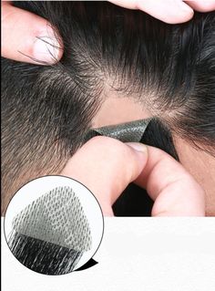 Hair patch to cover the temples of the head for men with hair loss or a receding hairline.5 sizes available length 15cm Hair Patches For Men, Hairline Growth, Hair Pieces For Men, Upper Lip Hair, Hair Glue, Bald Patches, Short Weave, Diy Wig, Receding Hairline