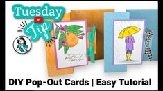 Pop Out Panel Cards That Can Be Made With Simple Supplies