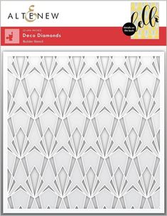 EXP Factors Stencil Deco Diamonds Stencil Set (2 in 1) Painters Tape, Diy Home Decor Projects, Negative Space, Embossing Folder, Art Deco Design, Paper Craft Projects, Planner Pages, Shape Design, Decor Project