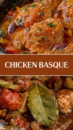 Chicken Basque Chicken Basque, Chicken Bell Peppers, Basque Food, Sweet Bell Peppers, British Recipes, Red Bell Peppers, Recipes Book, Chefs Table, Spanish Recipes