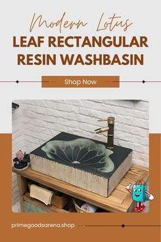 Modern Lotus Leaf Rectangular Resin Washbasin – Elegant Above Counter Bathroom Sink

- Image by Prime Goods Arena Counter Bathroom Sink, Above Counter Bathroom Sink, Counter Bathroom, Lotus Leaves, Lotus Leaf