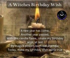 Grimoire Book, Candle Magick, Witch Spell Book, Birthday Wishes For Myself, Birthday Wish, Birthday Blessings