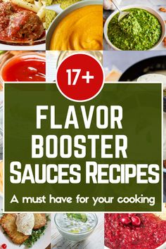 17 flavor booster sauces for your cooking