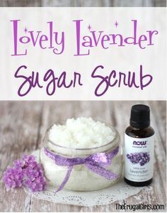 Lovely Lavender Sugar Scrub! ~ from TheFrugalGirls.com ~ give hands and feet a little TLC! This Lovely Lavender Sugar Scrub will have them feeling soft and smooth in no time, and makes a great gift in a jar! #masonjars #thefrugalgirls Diy Lush, Coconut Oil Sugar Scrub, Gift In A Jar, Peppermint Sugar, Frugal Girls