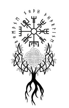 the tree of gondol with symbols in it