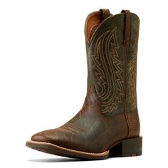 PRICES MAY VARY. ATS technology provides ergonomic support on uneven terrain Removable Pro Performance insole for cushioning and shock absorption Duratread sole is extremely durable while still letting your foot flex Six-row stitch pattern Wide square toe Country Cowboy, Big Country, Men’s Boots, Mens Cowboy, Green Fits, Mens Cowboy Boots, Leather Cowboy Boots, Western Boot, Elephant Print