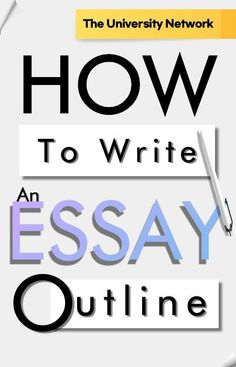 the cover of how to write an easy and effective outline for college students, with text overlaiding it