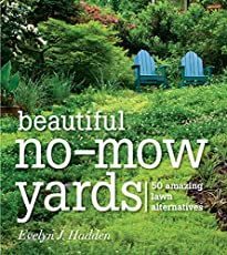 the cover of beautiful no - mow yards