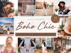 . #Chic_Bohemian #Mobile_Lightroom_Presets #Photographic_Studio #Travel_Images