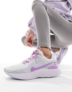 Nike React Infinity Run FK 3 sneakers in fuchsia blue | ASOS White Trail Running Shoes With Elastic Laces, Workout Low-top Sneakers With Elastic Laces, Purple Running Shoes With Laces For Sports, White Sneakers With Laces For Workout, White Running Shoes With Laces For Workout, White Running Shoes For Workout, Purple Running Shoes With Boost Midsole, Purple Sneakers With Laces For Running Errands, Purple Low-top Sneakers For Workout