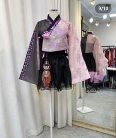 Korean Hanbok Modern, Korean Tops, Anime Inspired Outfits, Dress Drawing, Anime Dress, Kawaii Clothes