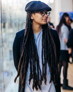 Natural Hair Black Women, Locs Long, Paper Boy Hat, Locs Natural Hair, Long Dreadlocks, Freeform Locs, Dreadlock Rasta