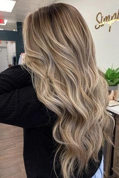 Balayage Hair Ideas, Warm Blonde Hair, Blonde Hair Transformations, Blond Balayage, Brunette Hair With Highlights