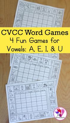 cvvcc word games for kids to practice spelling and writing with their own words