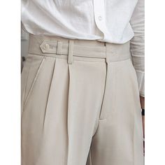 Season:Spring  Summer; Fabric:Polyester; Gender:Men's; Style:Vintage,Elegant; Occasion:Daily,Going out,Outdoor; Fit Type:Regular Fit; Function:Breathable,Soft,Comfort; Waistline:Mid Waist; Pattern:Plain; Design:Pocket,High Rise; Pants Type:Dress Pants,Trousers,Slacks,Pleated Pants,Suit Pants,Gurkha Pants; Front page:FF; Listing Date:07/12/2023; Hips:; Length:; Waist: Classic Dress Elegant, Men Styling, Retro Suits, Trendy Suits, Suit Pant, England Fashion, Pleated Trousers, Mens Dress Pants, Mens Pants Fashion