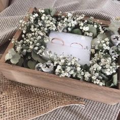 The Best Ring Bearer Holders- Exquisite Options That You'll Love Ring Box Wedding Diy, Ring Holder Wedding, Sage Green Wedding, Engagement Decorations, Future Wedding Plans, Cute Wedding Ideas, Wedding Ring Box, Wedding Boxes, Wedding Mood