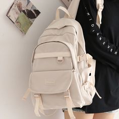 School Backpack College, Dr Mundo, Backpack College, Cute School Bags, Girls Korean, Kawaii Backpack, College Bags