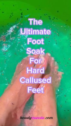 Homemade Pedicure Soak, Cracked Feet Soak, How To Get Dry Skin Off Feet, Dry Scaly Feet Remedies, Home Pedi Foot Soaks, Dry Calloused Feet Remedy, Remove Toxins Through Feet At Home, How To Get Feet Smooth, How To Get Your Feet Soft