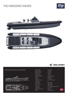 the brochure has been designed to look like a boat, and it's in