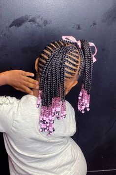 Kiddies Hairstyles with Beads Hairstyles With Beads For Kids, Kids Braids With Beads, Hairstyles With Beads, Beads Hairstyles, Kid Hairstyles, Kid Hair, Kids Braids, Lil Girl Hairstyles, Kid Braid Styles