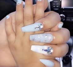 The Most Gorgeous Trend Setting Winter Manicures That’ll Blow Your Mind! – KelseyRaye Mom And Daughter Nails, Mommy Daughter Nails, Occasion Nails, Winter Manicure, Pedicure Manicure, Baby Nails, Spring Nail Colors, Design Nails