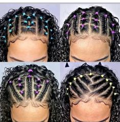 Braids And Twists, Waterfall Braids, Kids Curly Hairstyles, Quick Natural Hair Styles, Cute Curly Hairstyles, Curly Hair Styles Easy, Natural Curls Hairstyles, Hairdos For Curly Hair