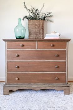 Get the look of a modern furniture piece with our DIY Pottery Barn dresser makeover! In this DIY furniture makeover project, I’m sharing how to achieve the classic DIY pottery barn finish and refurbish and old dresser into a DIY Pottery Barn dresser look alike. Whether you’re brand new to upcycled home décor or a DIY home décor expert, this is the perfect upcycled DIY project for you.