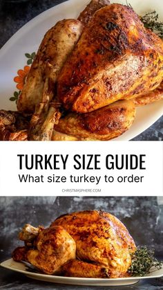 the turkey size guide for what size turkey to order