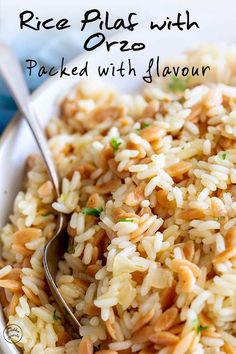 Rice To Go With Steak, Rice Pilaf Recipe Orzo, Rice And Orzo Pilaf, Home Made Rice Pilaf, Homemade Rice Pilaf Recipes, Rice Pilaf For A Large Crowd, Orzo Pilaf Recipes, Turkish Pilaf Rice Recipe, Orzo Rice Pilaf