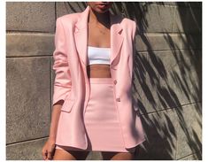 Pink Suits Women, Look Disco, Outfit Goals, Fancy Outfits, Looks Vintage