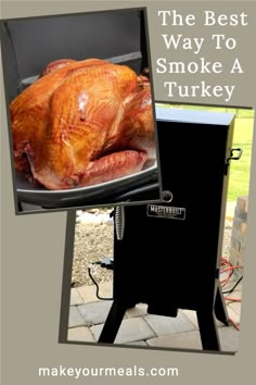 How to smoke a turkey and why you will never cook it any other way. Moist, delicious and flavorful each and every time. Plus - you can save room in your oven for other wonderful side dishes. #turkey #smoked #howtocook #easy #moist #best #smoker #outside #Thanksgiving #Christmas #pellet #electric #propane #makeyourmeals Electric Smoked Turkey, Smoker Turkey Thanksgiving, Turkey In Smoker Thanksgiving, Turkey In Smoker Recipe, Smoked Whole Turkey In Electric Smoker, Smoked Turkey Electric Smoker, Smoked Turkey In Electric Smoker, Electric Smoker Turkey Recipes, Turkey In Electric Smoker